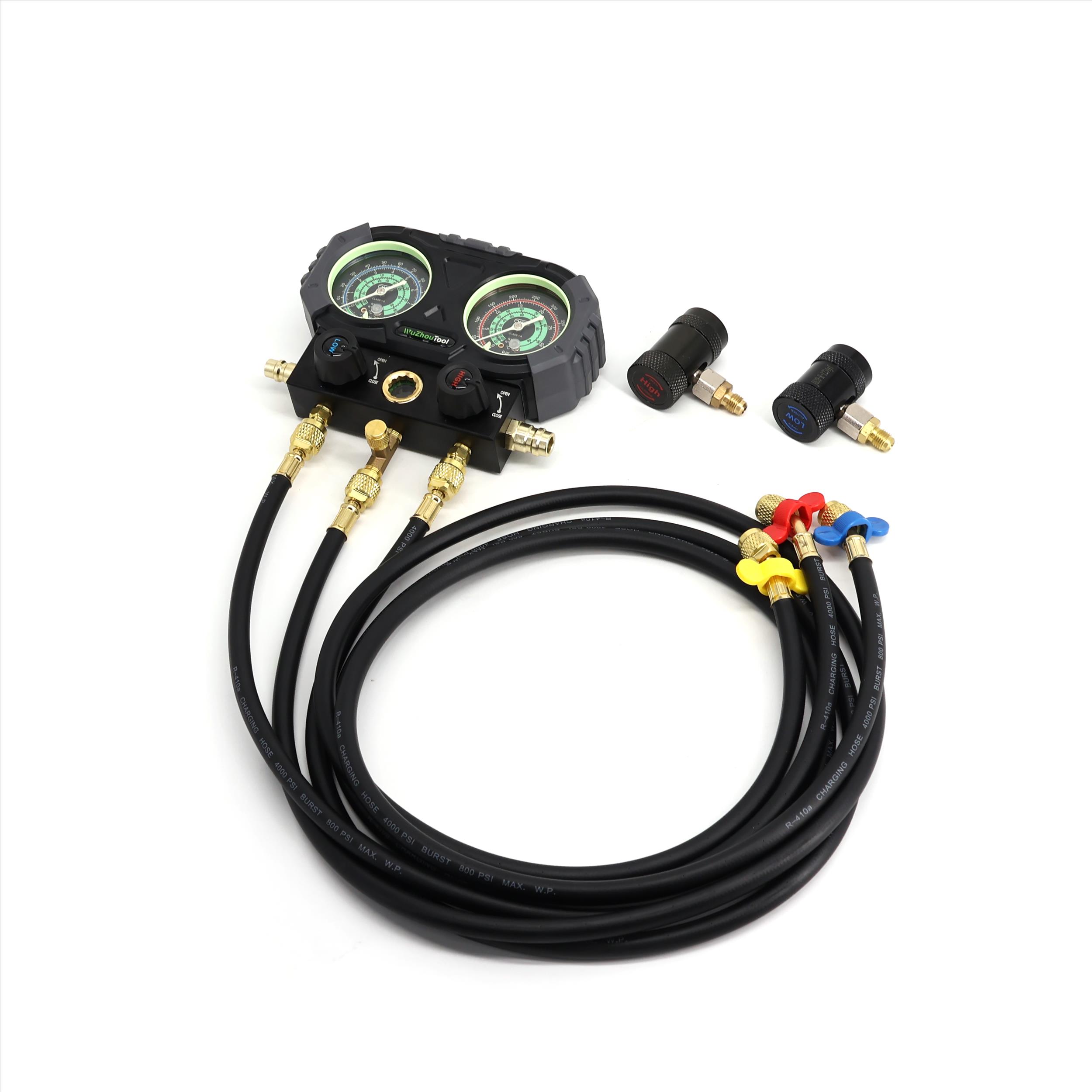 Durable A/C manifold gauge set