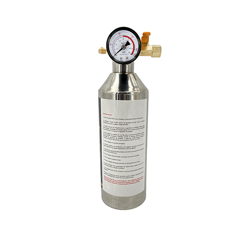 A/C flush kit with 30" ( 90cm) hose -Stainless steel bottle